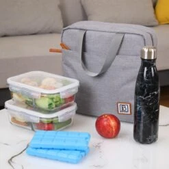 Brisby 4 Laags Geïsoleerde Koeltas - Lunchtas 7 Liter - Lichtgrijs -Camping Korting 1200x1200 1009