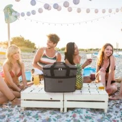 Packaway 4 Laags Geïsoleerde Koeltas - Lunchtas 30 Liter - Grijs -Camping Korting 1200x1200 1056