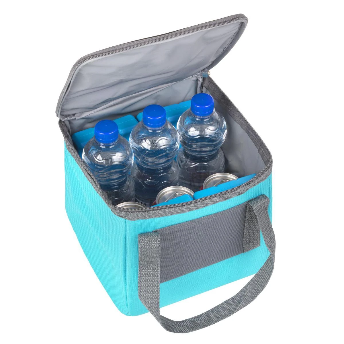 Basis Sterke Koeltas Set - 25 + 10 Liter - Lunchtas - Geïsoleerde Koeltassen - Picknicktas - Coolerbag - Blauw 4 Basis Sterke Koeltas Set - 25 + 10 Liter - Lunchtas - Geïsoleerde Koeltassen - Picknicktas - Coolerbag - Blauw - Afbeelding 4