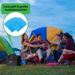 Packaway 4 Laags Geïsoleerde Koeltas - Lunchtas 40 Liter - Zwart -Camping Korting 1200x1200 1098