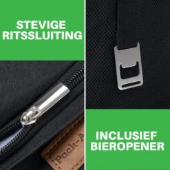 Packaway 4 Laags Geïsoleerde Koeltas - Lunchtas 40 Liter - Zwart -Camping Korting 1200x1200 1099