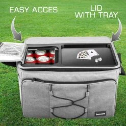 Bomoe Opvouwbare Koeltas IceBreezer KT43 - Koelbox Voor Onderweg - 43x32x28 Cm - 45 Liter - Picknicktas Perfect Voor Barbecues Of Festivals -Camping Korting 1200x1200 1112