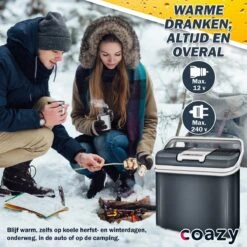 Koelbox 24L Met ECO Modus Voor Auto & Camping - Frigobox Elektrisch 24 Liter Met 12v 230 Volt - Verkoelt En Verwamt - MiniBar - Mini Koelkast -Camping Korting 1200x1200 1173