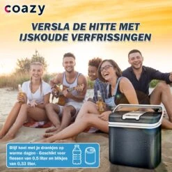 Koelbox 24L Met ECO Modus Voor Auto & Camping - Frigobox Elektrisch 24 Liter Met 12v 230 Volt - Verkoelt En Verwamt - MiniBar - Mini Koelkast -Camping Korting 1200x1200 1174
