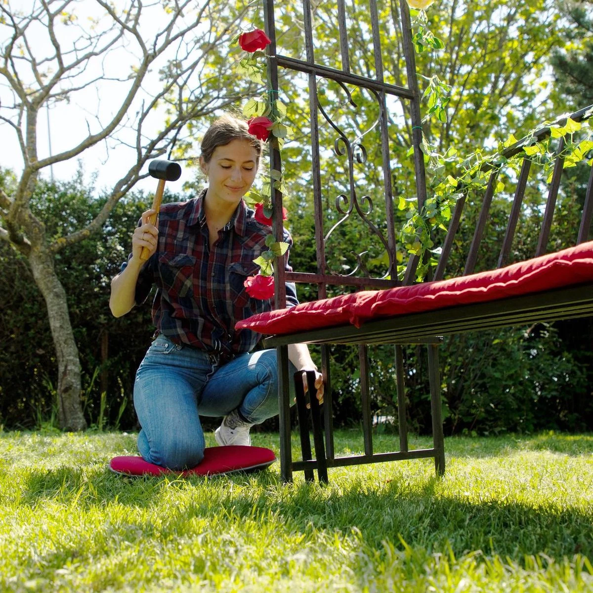 Relaxdays Grondankers Voor Rozenboog - Staal - Grondpennen - U-vorm - Haringen - Anker 6 Relaxdays Grondankers Voor Rozenboog - Staal - Grondpennen - U-vorm - Haringen - Anker - Afbeelding 6