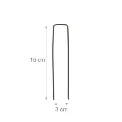 Relaxdays 200x Gronddoekpen - Grondanker - Haring - Gronddoekhaak - Grondhaken - 2mm -Camping Korting 1200x1200 1281