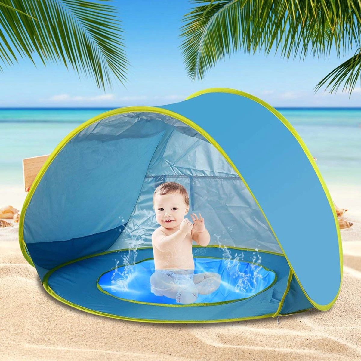Seidon Strandtent Baby - Pop Up Tent - UV Bescherming - Baby En Kind - Waterdicht - Zwembadje - UV Bescherming 5 Seidon Strandtent Baby - Pop Up Tent - UV Bescherming - Baby En Kind - Waterdicht - Zwembadje - UV Bescherming - Afbeelding 5