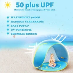 Seidon Strandtent Baby - Pop Up Tent - UV Bescherming - Baby En Kind - Waterdicht - Zwembadje - UV Bescherming 17 Seidon Strandtent Baby - Pop Up Tent - UV Bescherming - Baby En Kind - Waterdicht - Zwembadje - UV Bescherming -Camping Korting 1200x1200 1288