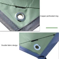 Merkloos TDR - Outdoor Draagbaar Zonnescherm Met Opbergtas - Waterdicht - Tarps Voor Kamperen 300 *300cm - 3-4 Personen -Leger Groen -Camping Korting 1200x1200 1292