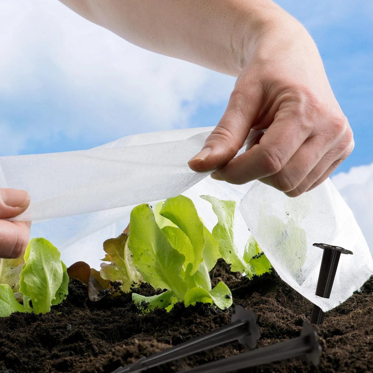 Relaxdays Grondzeilpen Kunststof - 100 Haringen - Grondpen Tuinzeil - Grondharing Set 2 Relaxdays Grondzeilpen Kunststof - 100 Haringen - Grondpen Tuinzeil - Grondharing Set - Afbeelding 2