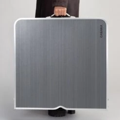 Casaria Campingtafel – Inklapbaar Verstelbaar - 120x60x70 Cm Grijs -Camping Korting 1200x1200 161