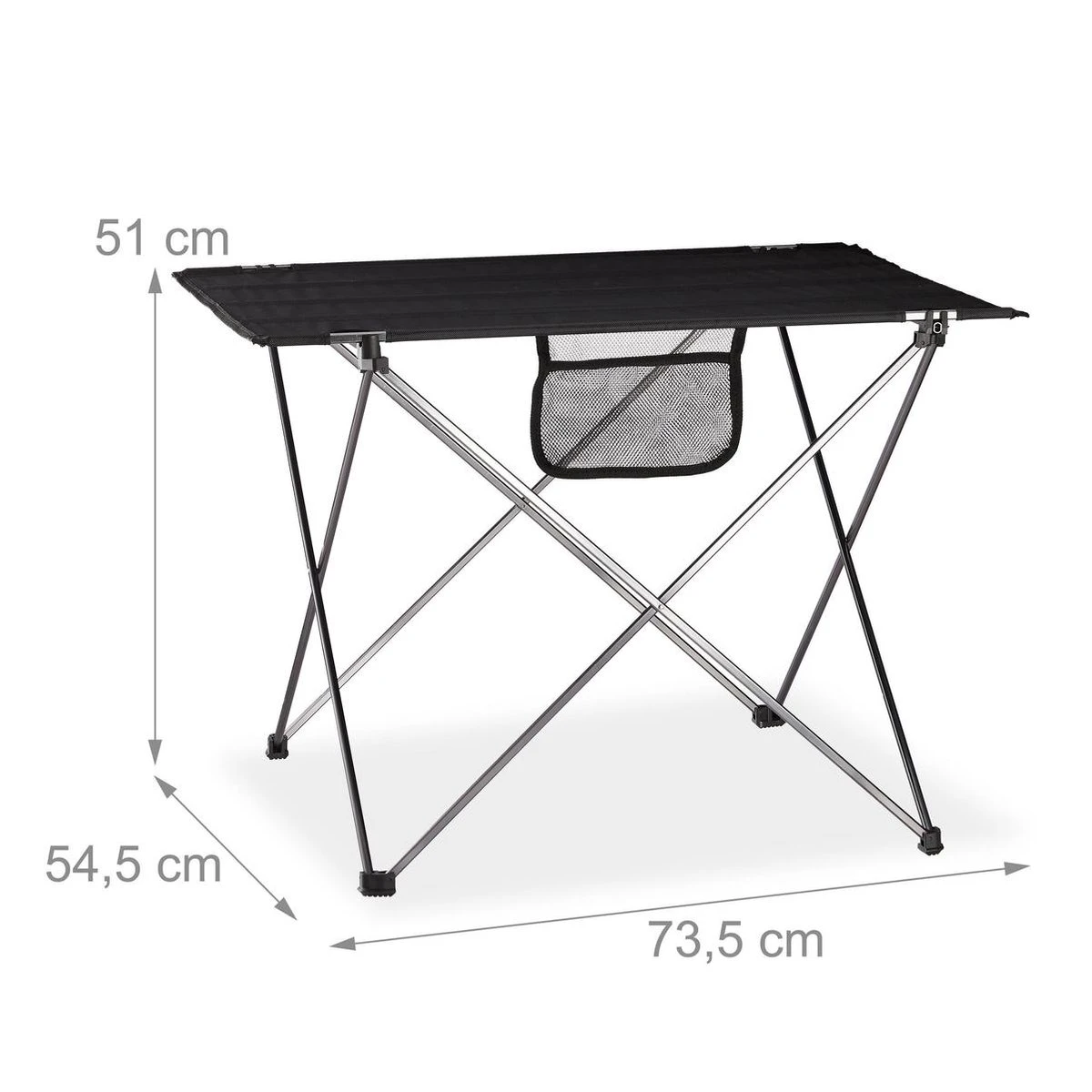 Relaxdays Campingtafel Inklapbaar - Kampeertafel - Klaptafel - Picknicktafel - Draagzak 4 Relaxdays Campingtafel Inklapbaar - Kampeertafel - Klaptafel - Picknicktafel - Draagzak - Afbeelding 4