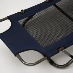 Ligstoel 155x60cm - Opvouwbaar Campingstoel Ligbed Strandstoel Tuinstoel Vouwligstoel Blauw -Camping Korting 1200x1200 174