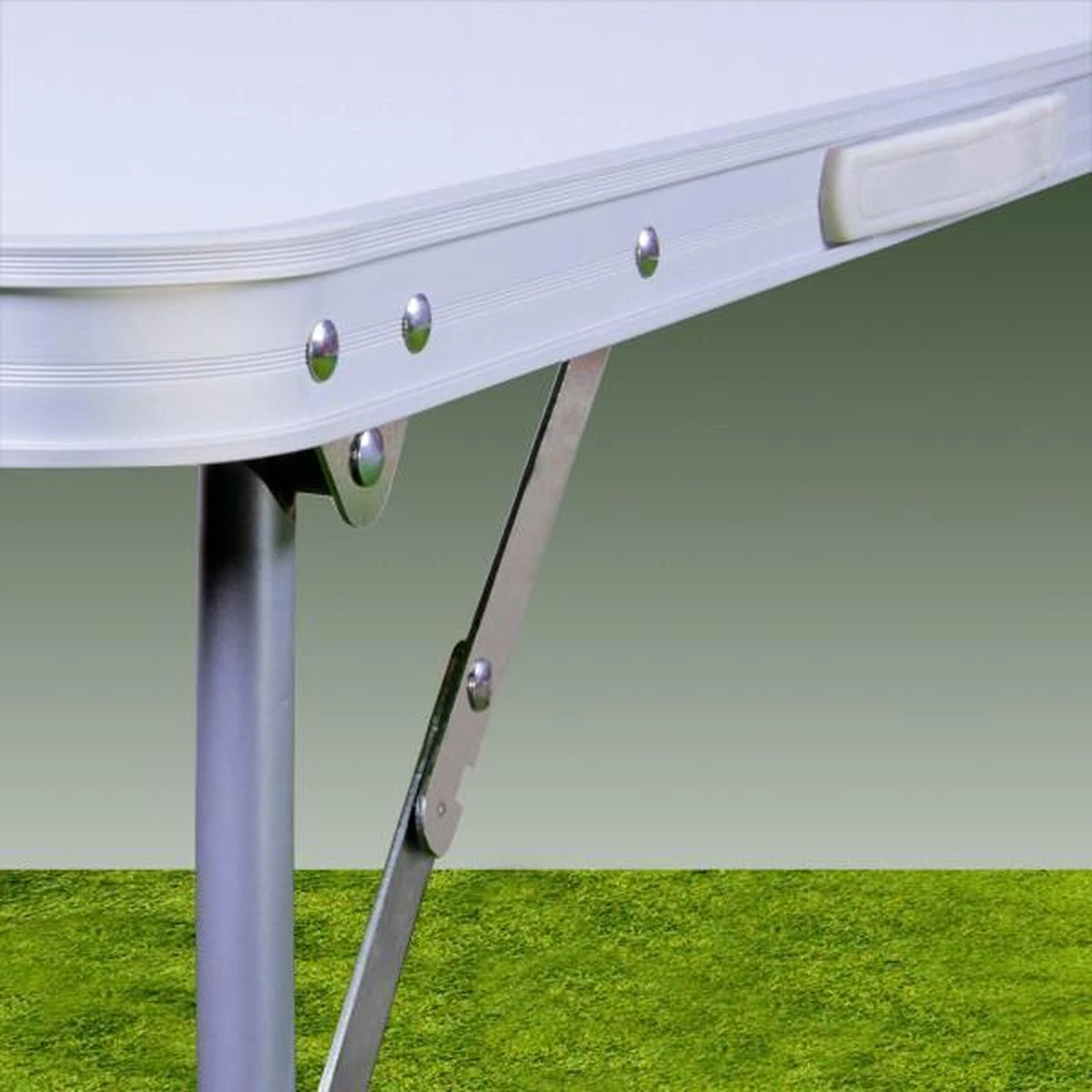 Merkloos Aluminium Inklapbare Tuintafel - Campingtafel - 80x60x68 Cm 5 Merkloos Aluminium Inklapbare Tuintafel - Campingtafel - 80x60x68 Cm - Afbeelding 5