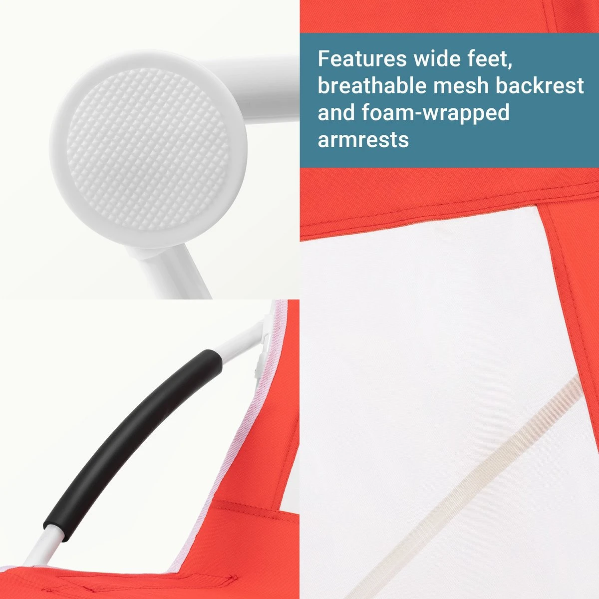 JEMIDI Lichtgewicht Inklapbare Draagbare Strandstoel - Opvouwbare Campingstoel Met Draagtas - Ademend En Comfortabel 10 JEMIDI Lichtgewicht Inklapbare Draagbare Strandstoel - Opvouwbare Campingstoel Met Draagtas - Ademend En Comfortabel - Afbeelding 10