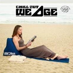 CKB LTD - Chill Out - Luchtbed - Campingstoel - Wedge Opblaasbare Ligstoel - Blauw Strandstoel 1 Persoons Volwassen Luchtbedden Kampeerstoel Vouwstoel Stoel Slaapmatje Slaapmatten Opvouwbaar Volwassenen Tuinstoel Opblaasstoel Kampeerstoelen Lucht -Camping Korting 1200x1200 336