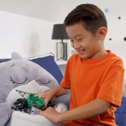 Mediashop Happy Nappers Kinderslaapzak - 2-in-1 Zachte Knuffel En Zomerslaapzak - Roze Eenhoorn Motief Voor Kinderen Van 3 Tot 6 Jaar -Camping Korting 1200x1200 426