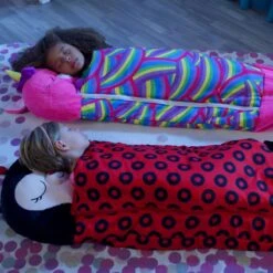 Mediashop Happy Nappers Kinderslaapzak - 2-in-1 Zachte Knuffel En Zomerslaapzak - Roze Eenhoorn Motief Voor Kinderen Van 3 Tot 6 Jaar -Camping Korting 1200x1200 428