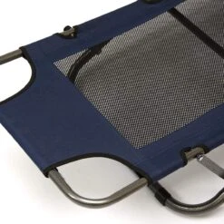 Ligstoel 180x60cm - Opvouwbaar Campingstoel Ligbed Strandstoel Tuinstoel Vouwligstoel Blauw -Camping Korting 1200x1200 49