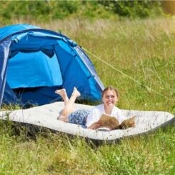 Orange85 Luchtbed - Tweepersoons - Met Reparatieset - Zwart - Grijs -Camping Korting 1200x1200 521