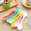 Merkloos Spork – Set Van 6 Stuks - Spork Campingbestek – Spork 3 In 1
