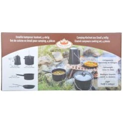 ESSCHERT DESIGN Pannenset Kampvuur - 4 Delig - Outdoor - Metaal -Camping Korting 1200x1200 601