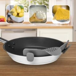 SensaHome- Siliconen Vergiet - Keuken Afgietdeksel - Afgiethulp - Siliconen - BPA Vrij - Grijs -Camping Korting 1200x1200 661