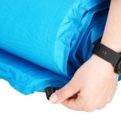 Springos Slaapmat | Zelfopblazend | 186 Cm | Inclusief Hoes & Hoofdkussen | Lichtblauw -Camping Korting 1200x1200 667