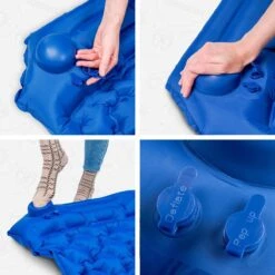 TRVLMORE Slaapmat - Zelfopblazend - 1 Persoons - Ingebouwde Pomp En Kussen - Blauw -Camping Korting 1200x1200 699