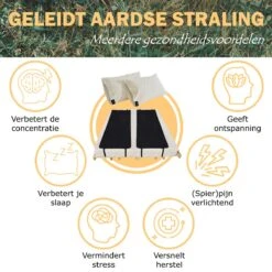 Earthle Volledige Earthing Tweepersoons Aardingsset - 2x Slaapmat + 2x Kussensloop - Aardingsmat - Aarden - Earthing Mat - Aarding - Grounding Mat - Kussensloop - Aardingskussensloop - Combo Deal -Camping Korting 1200x1200 737