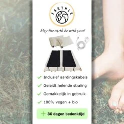 Earthle Volledige Earthing Tweepersoons Aardingsset - 2x Slaapmat + 2x Kussensloop - Aardingsmat - Aarden - Earthing Mat - Aarding - Grounding Mat - Kussensloop - Aardingskussensloop - Combo Deal -Camping Korting 1200x1200 740