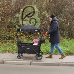 FableKids LEO X4Plus Opvouwbare Wagen Met Dak Fossil Grey 15 FableKids LEO X4Plus Opvouwbare Wagen Met Dak Fossil Grey -Camping Korting 1200x1200 759