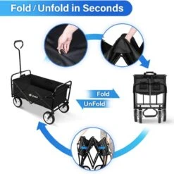 Rijoka Opvouwbare Bolderkar Mét Harde Bodem | Groen -Camping Korting 1200x1200 816