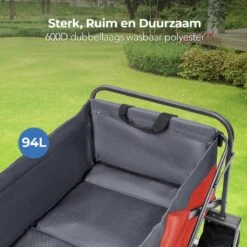 LifeGoods Bolderkar - Opvouwbaar - Tot 80KG - 94L - Wasbaar Polyester - 98x45cm - Rood/Grijs 17 LifeGoods Bolderkar - Opvouwbaar - Tot 80KG - 94L - Wasbaar Polyester - 98x45cm - Rood/Grijs -Camping Korting 1200x1200 827
