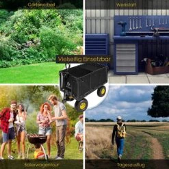 Exxen KESSER® Bolderkar, 550 Kg Belastbaar, Tuinwagen, Transportwagen, Tuinwagen, Uitneembaar Zeil, Gereedschapswagen, Handwagen, Veelzijdig Inzetbaar, Zwart 14 Exxen KESSER® Bolderkar, 550 Kg Belastbaar, Tuinwagen, Transportwagen, Tuinwagen, Uitneembaar Zeil, Gereedschapswagen, Handwagen, Veelzijdig Inzetbaar, Zwart -Camping Korting 1200x1200 858