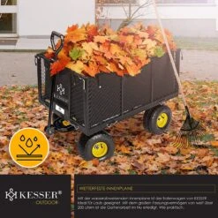 Exxen KESSER® Bolderkar, 550 Kg Belastbaar, Tuinwagen, Transportwagen, Tuinwagen, Uitneembaar Zeil, Gereedschapswagen, Handwagen, Veelzijdig Inzetbaar, Zwart 15 Exxen KESSER® Bolderkar, 550 Kg Belastbaar, Tuinwagen, Transportwagen, Tuinwagen, Uitneembaar Zeil, Gereedschapswagen, Handwagen, Veelzijdig Inzetbaar, Zwart -Camping Korting 1200x1200 859