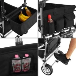 Tectake - Opvouwbare Bolderwagen Handkar Nico Zwart - 403549 -Camping Korting 1200x1200 907