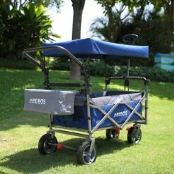 AREBOS Premium Steekwagen Met Dak Opvouwbare Tuinkar Handkar Bolderkar Blauw / Grijs 16 AREBOS Premium Steekwagen Met Dak Opvouwbare Tuinkar Handkar Bolderkar Blauw / Grijs -Camping Korting 1200x1200 923