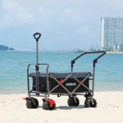 AREBOS Opvouwbare Steekwagen Met Telescopische Stang Draagvermogen 100 Kg -Camping Korting 1200x1200 929