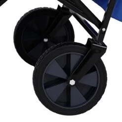 AREBOS Handwagen Vouwbare Dak Handwagen Vouwbare Trolley Uitrustingswagen Blauw -Camping Korting 1200x1200 943