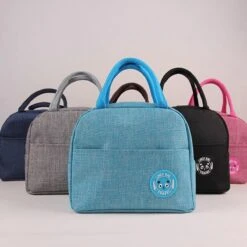 Koeltas - Lunchtas - Volwassenen En Kinderen - Compact & Handig: Zomer - Picknick -School - Lunch - Werk - Klassiek Grijs -Camping Korting 1200x1200 964