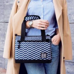 Brisby 4 Laags Geïsoleerde Koeltas - Lunchtas 10 Liter - Zigzag Blauw -Camping Korting 1200x1200 982