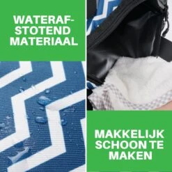 Brisby 4 Laags Geïsoleerde Koeltas - Lunchtas 10 Liter - Zigzag Blauw -Camping Korting 1200x1200 983