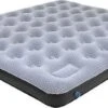 High Peak King Comfort Plus Luchtbed - 2-Persoons - Grijs-Blauw - Ingebouwde Voetpomp