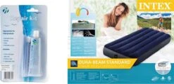 Intex Luchtbed - Classic Downy - Formaat: Cot - B76 X L191 X H25 Cm - 1 Pers. - Met Reparatieset -Camping Korting 1200x581 12
