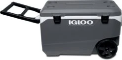 Igloo Latitude 90 Roller - Grote Koelbox Op Wielen - 85 Liter - Grijs -Camping Korting 1200x595