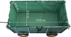 Gardebruk Bolderkar Binnenzeil - Belastbaar Tot 550 Kg – Groen -Camping Korting 1200x629