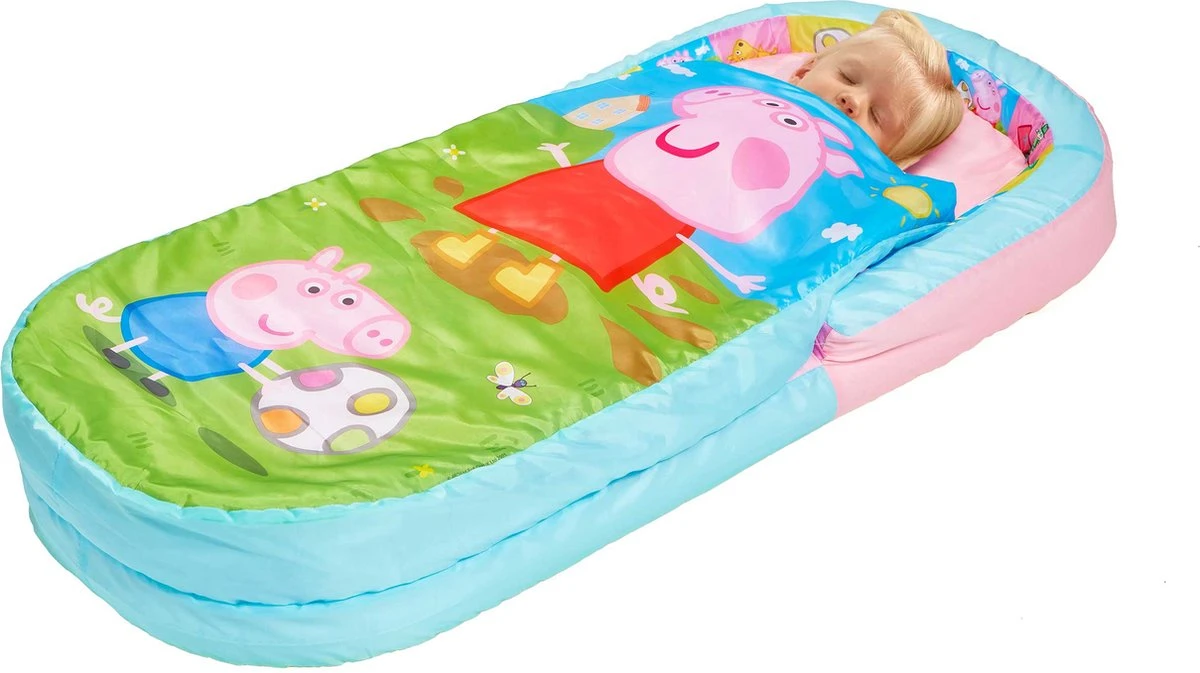 Worlds Apart Peppa Pig Readybed - 2 In 1 Slaapzak En Luchtbed Voor Kinderen 6 Worlds Apart Peppa Pig Readybed - 2 In 1 Slaapzak En Luchtbed Voor Kinderen - Afbeelding 6