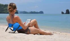 Y-ply Ruggensteuntje - Strandstoel - Opvouwbaar - Rood -Camping Korting 1200x707