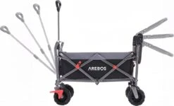 AREBOS Opvouwbare Steekwagen Met Telescopische Stang Draagvermogen 100 Kg -Camping Korting 1200x728 5